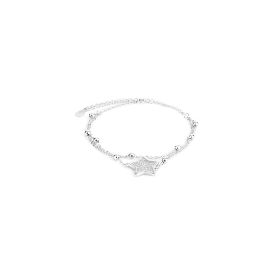 Starlight Grace Bracelet – 925 Sterling Silver CZ Star Bracelet