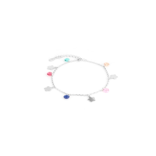 Petal Pop Multicolour Charm Bracelet