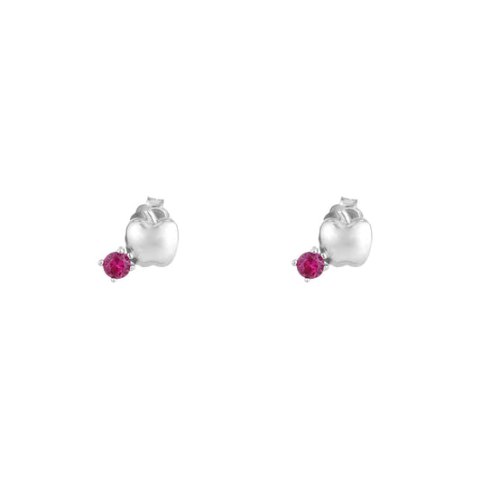 Apple Bloom Silver Studs