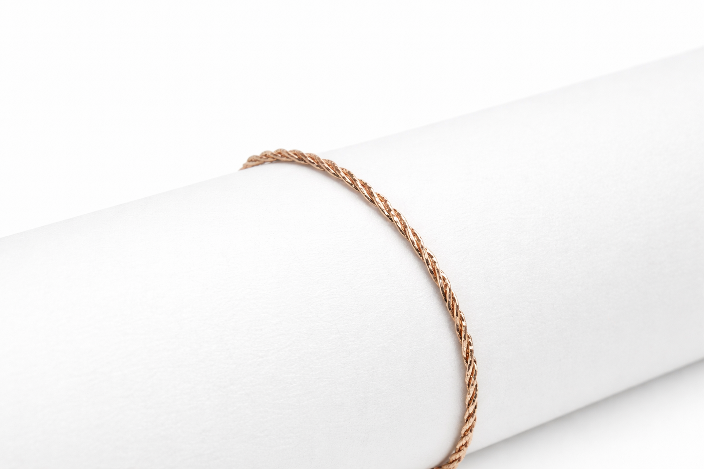 Rose Twist 925 Sterling Silver Bracelet