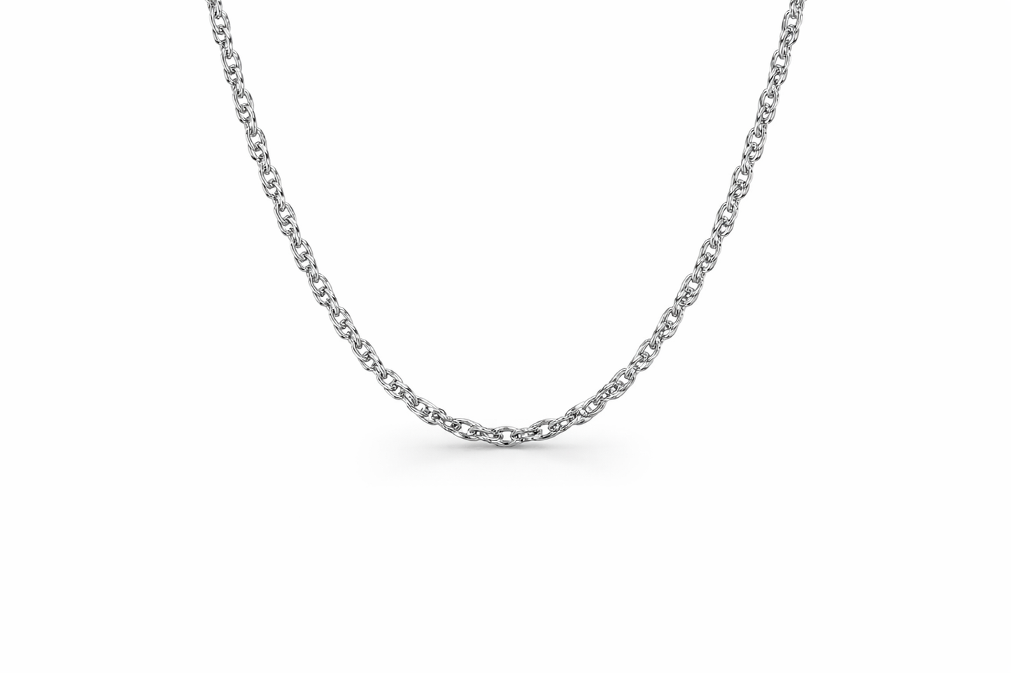 Classic Rope Chain – 925 Sterling Silver