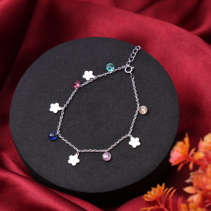 Petal Pop Multicolour Charm Bracelet