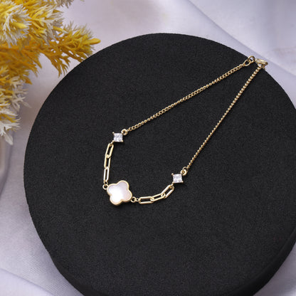 Golden Bloom Link Bracelet