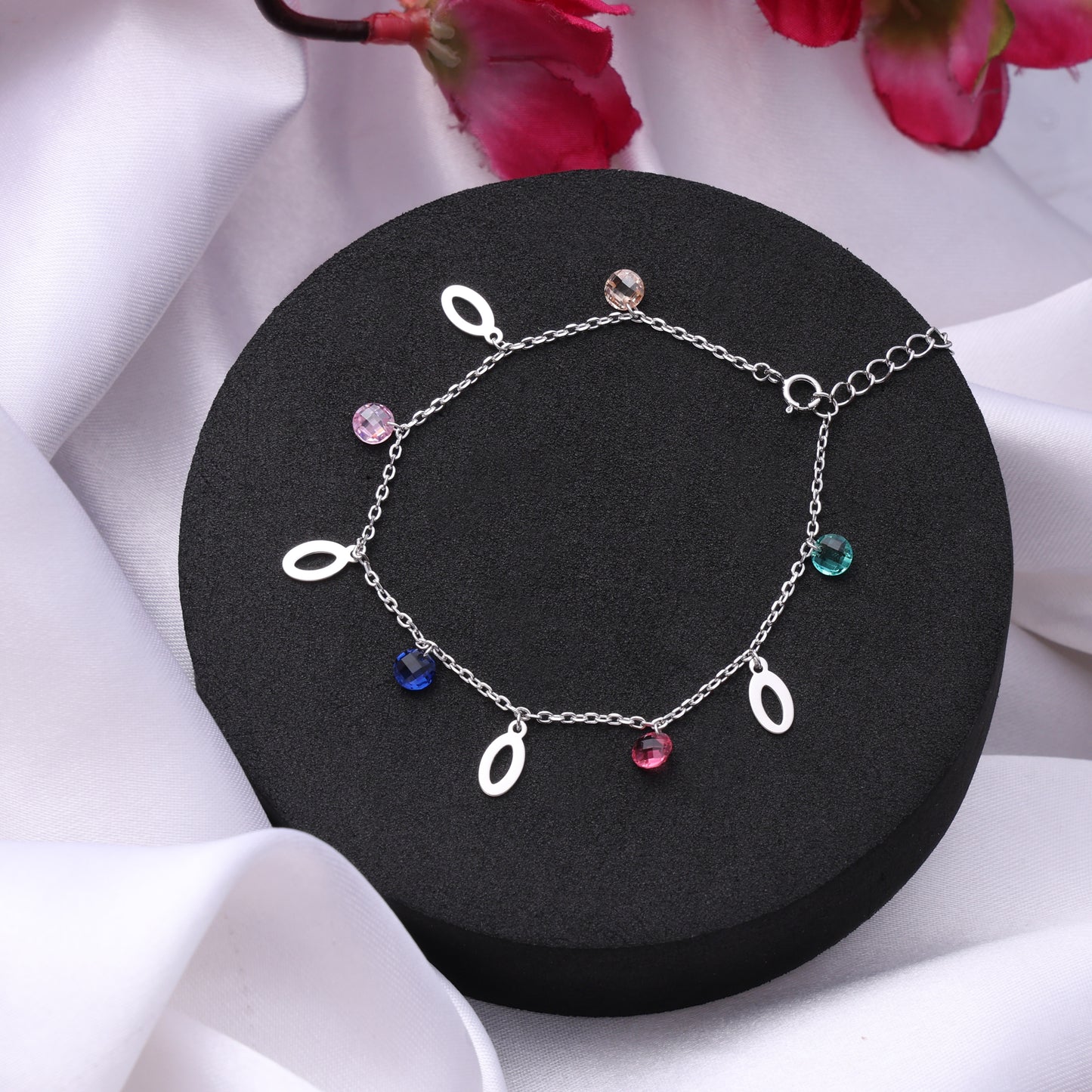 Aurora Drops Sterling Silver Bracelet