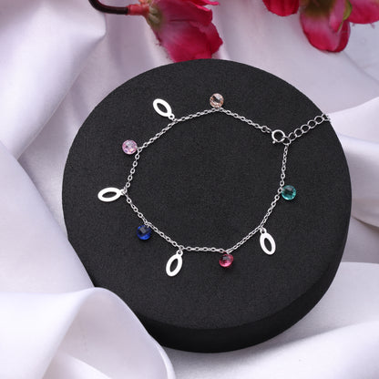 Aurora Drops Sterling Silver Bracelet