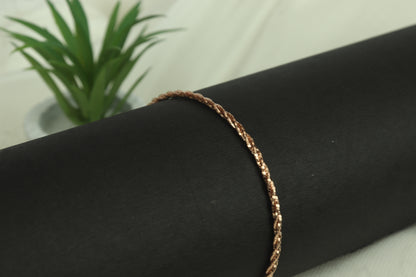 Rose Twist 925 Sterling Silver Bracelet
