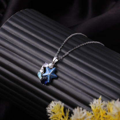 Celestial Star Pendant & Earring Set