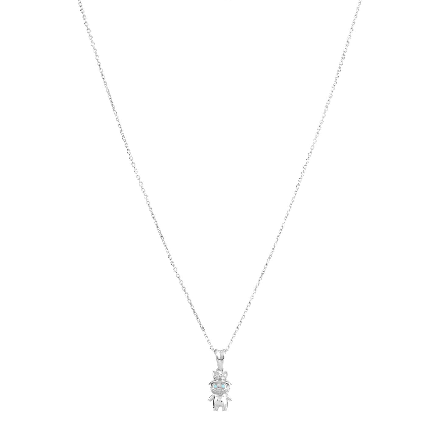 Labubu-Inspired Character Pendant Necklace-20mm