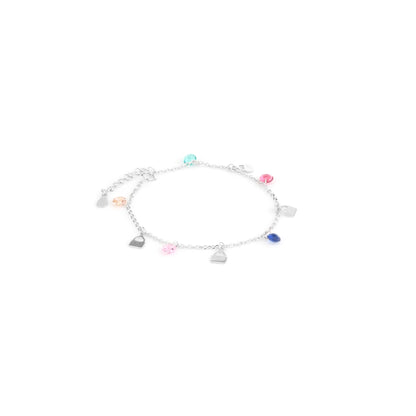 Charm Cascade Bracelet – 925 Sterling Silver Crystal Chain Bracelet