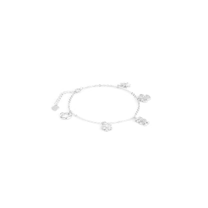 Celestial Charm Bracelet – 925 Sterling Silver CZ Dangling Bracelet