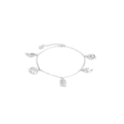 Celestial Garden Charm Bracelet – 925 Sterling Silver CZ Bracelet