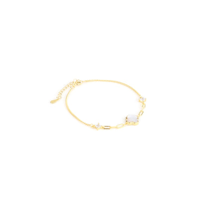 Golden Bloom Link Bracelet