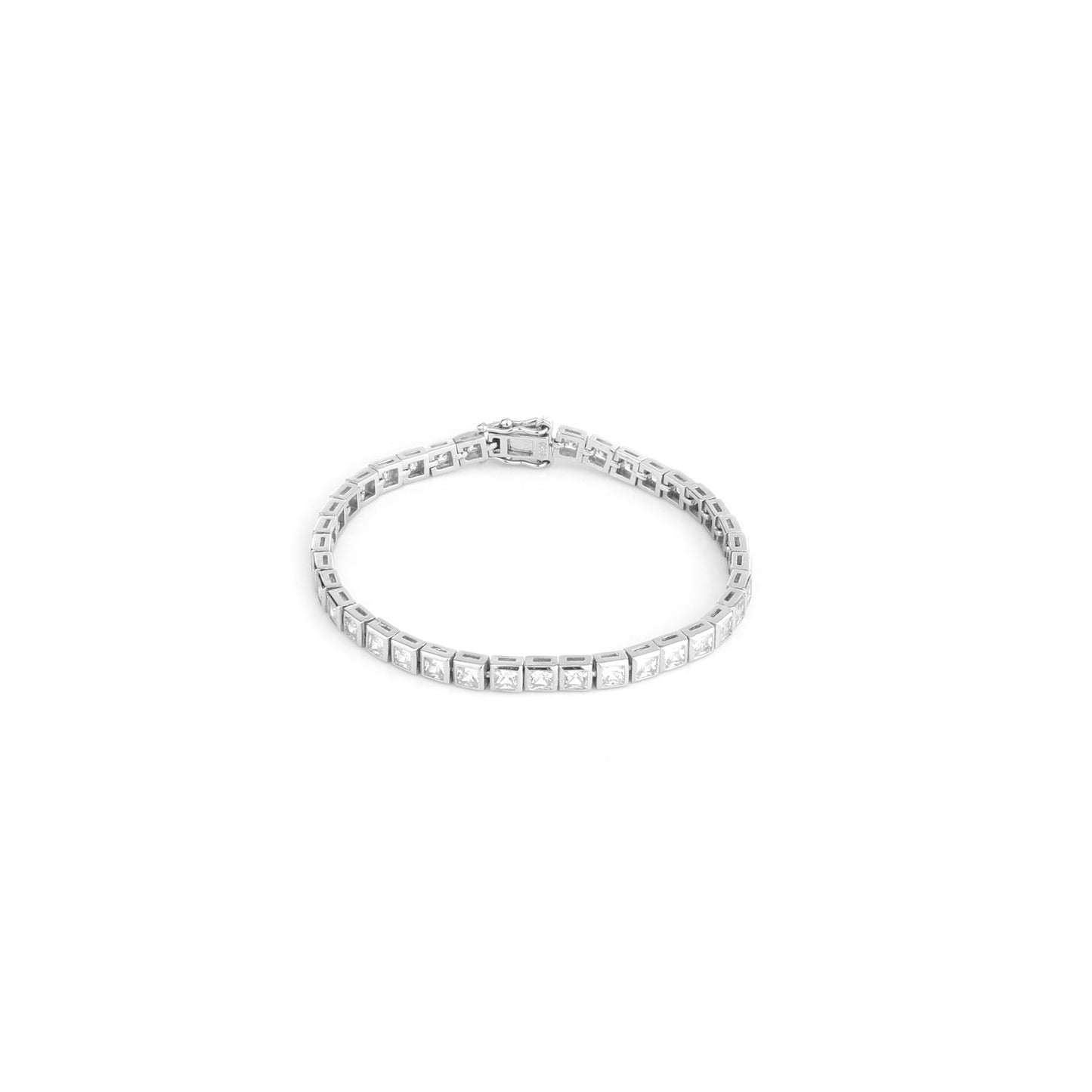 Aurora Luxe CZ Tennis Bracelet (925 Sterling Silver)-0.4cm