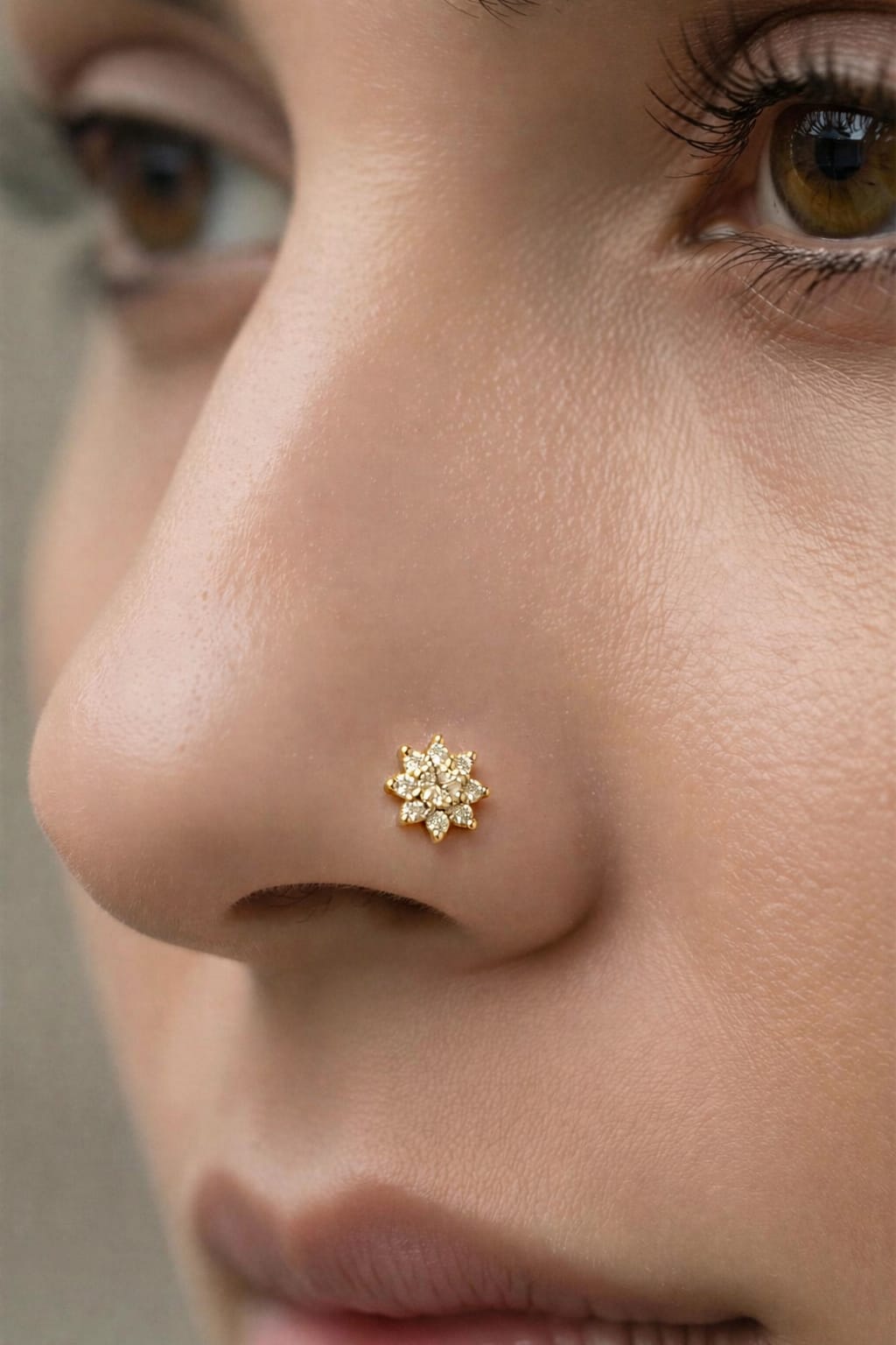 Celeste Bloom 925 Silver Nose Pin