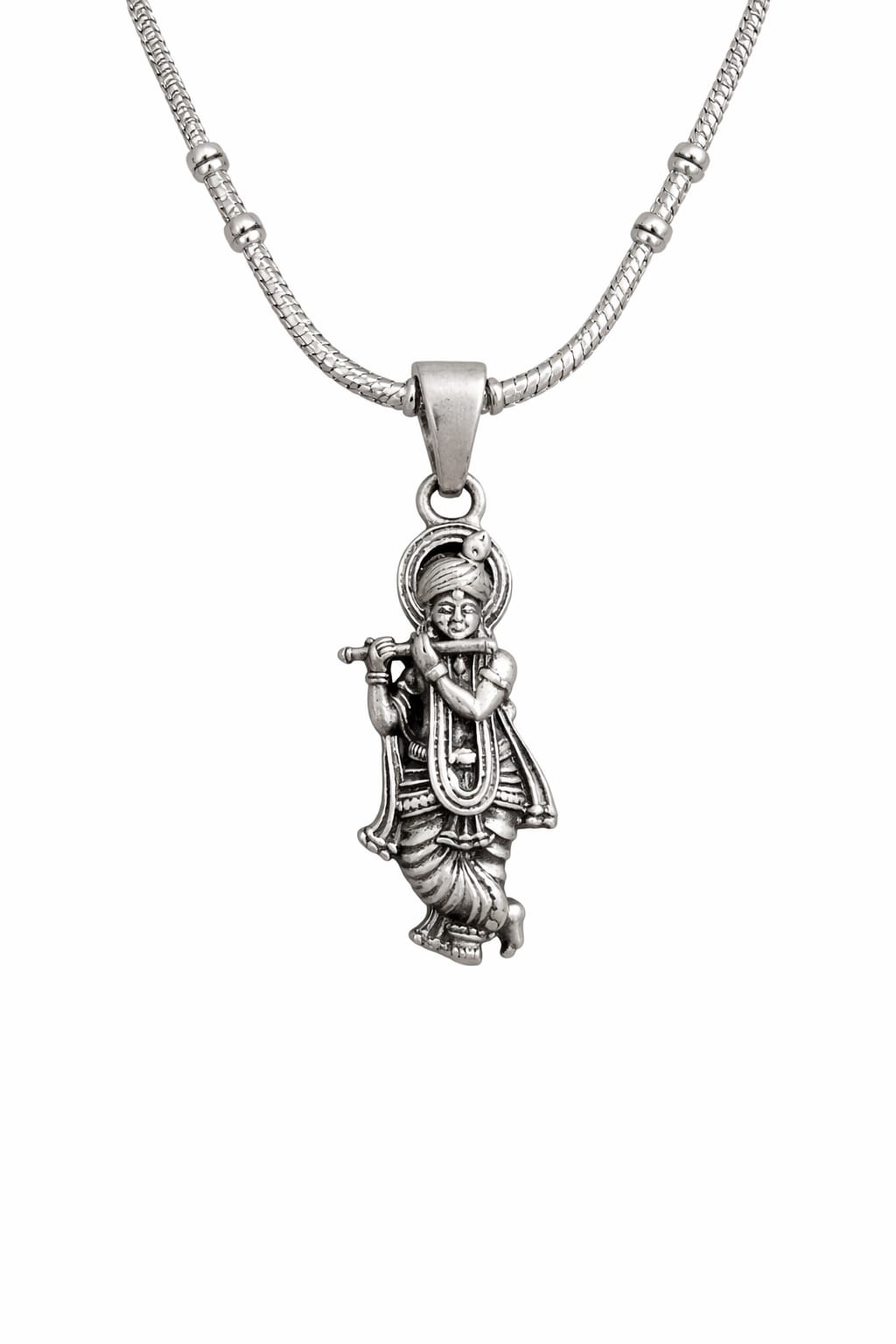 Bal Krishna 925 Silver Pendant