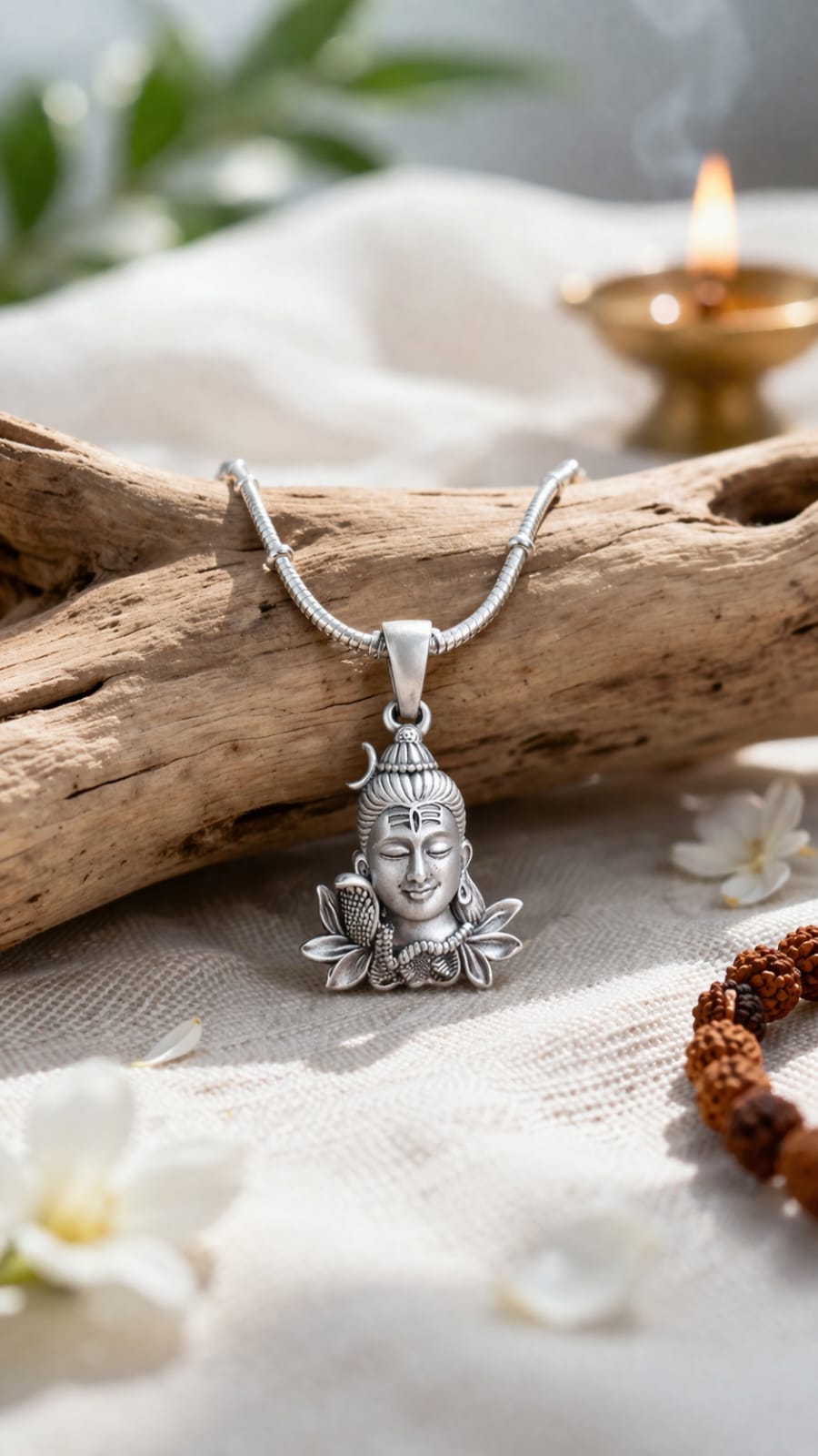 Lord Shiva 925 Silver Pendant