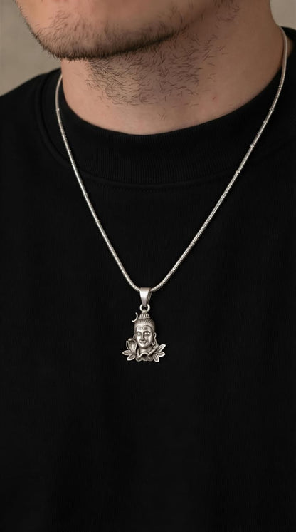 Lord Shiva 925 Silver Pendant