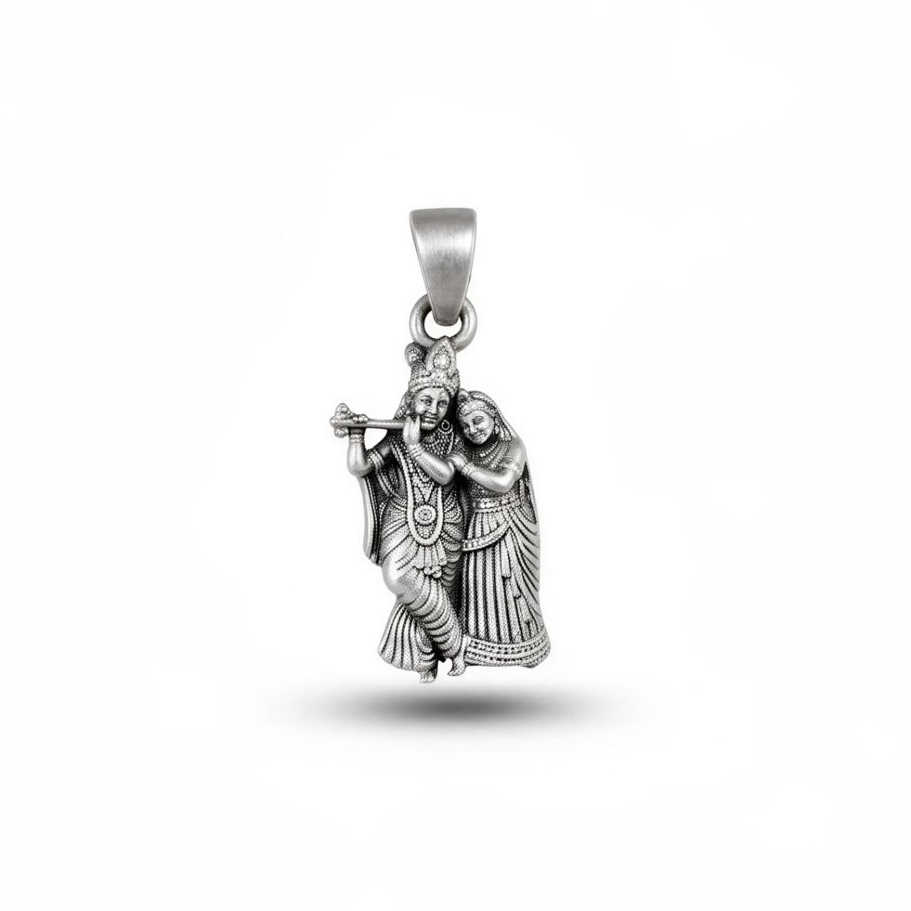 Radha Krishna 925 Silver Pendant