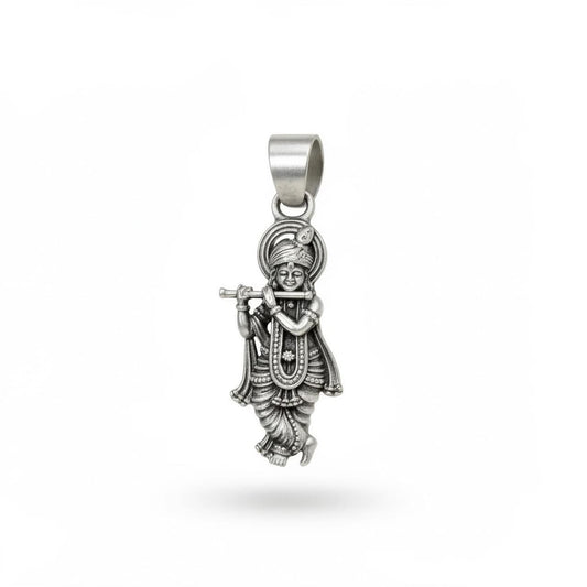 Bal Krishna 925 Silver Pendant