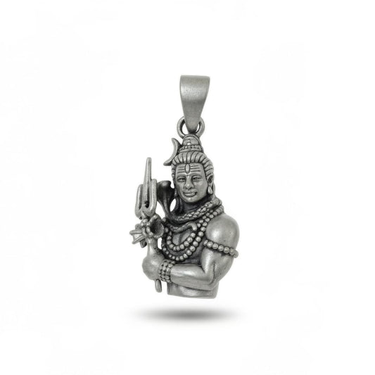 Mahadev Power Pendant in 925 Silver