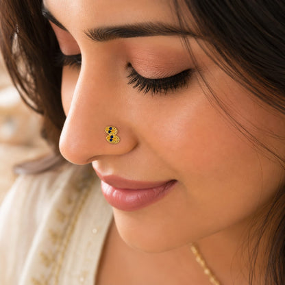 Surya Neel Twin 925 Silver Nose Pin