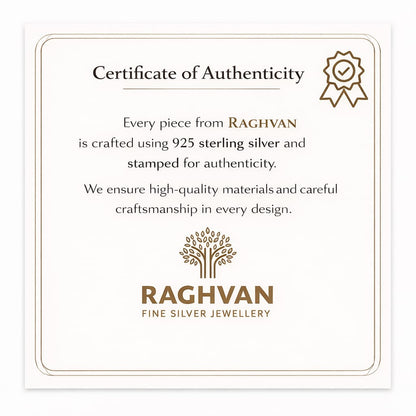 Emerald Bloom 925 Silver Nose Pin